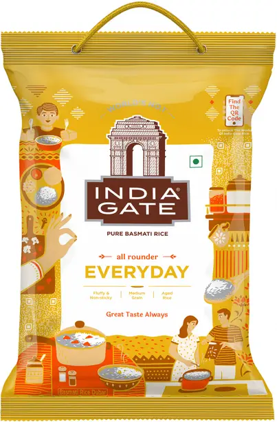 INDIA GATE All Rounder Everyday | Aged Rice | Fluffy